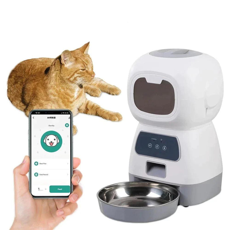 Alimentador Automático para Cães e Gatos - Pytaias Shop