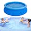 Piscina Borda Inflável 2490 Litros PVC Resistente Redonda