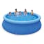 Piscina Borda Inflável 2490 Litros PVC Resistente Redonda